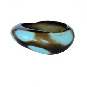 Bracelet jonc classique en résine 2026 pour femme, bijoux de mode unisexe, joncs multicolores en acrylique lucite, design élégant et simple - Product Image 6