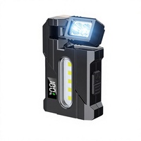 Mini lampe torche LED rechargeable multifonctionnelle transfrontalière en ABS, ultra-lumineuse, ultra-légère et portable pour situations d'urgence