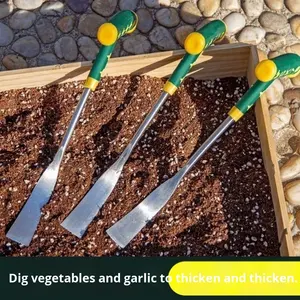 Petite pelle en fer pour le jardinage pour creuser le sol planter <span class=keywords><strong>des</strong></span> fleurs légumes sauvages pour l'extérieur arracher les mauvaises herbes <span class=keywords><strong>ail</strong></span> berger - Product Image 2