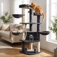 Großhandel Moderner Holz-Kratzbaum im Minimalistischen Design für Katzen, zum Klettern und Kratzen im Innenbereich