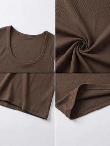 Canotta da donna <span class=keywords><strong>senza</strong></span> <span class=keywords><strong>spalline</strong></span> 2026, modellante, <span class=keywords><strong>senza</strong></span> maniche, da indossare sotto o sopra, estiva, delicata, versatile - Product Image 6