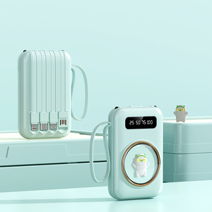 Cargador Portátil con Diseño de Mascota Adorable, Banco de Energía de Dibujos Animados con Cable Integrado, 5000mAh de Gran Capacidad, Oferta - Product Image 3