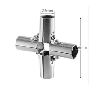 Prix réduit : Support de poteau en acier inoxydable moulé sous pression à 4 ou 5 voies pour connecteur de tuyau et pince de fixation - Product Image 5