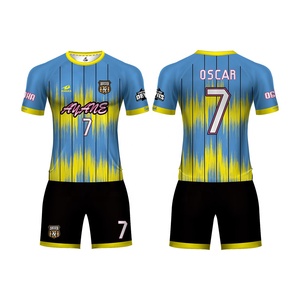 2019 New Product fashionable football clothes soccer jersey uniform customized fabric fast dry for football uniforms - Product Image 4
