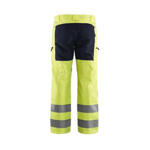 BLAKLADER - 158518113399C50 Hi-Vis <b>trousers</b> with <b>stretch</b> Yellow/<b>Black</b> - EAN 7330509703014 HI-VIS WORKWEAR - Product Image 2