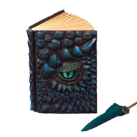 Carnet A5 personnalisable avec logo, motif Dragon rétro en relief stéréoscopique, planificateur en similicuir, couverture en PP, vente en gros