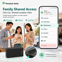 Traceur GPS magnétique Trevaron Auto 10000mAh, localisation de voiture en temps réel partagée entre les membres de la famille, application d'abonnement, géolocalisation, antivol, recherche rapide