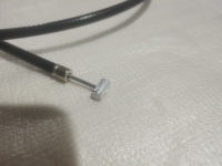 Câble d'accélérateur avant en acier noir ZM, neuf, garantie 1 an pour moto de rue Simson S50 S51 S53 S70 S83