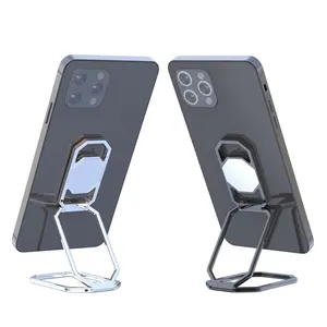 Mode Vinger Ring Telefoon Houder Verstelbare Zinklegering Mobiele Mobiele Telefoon Accessoires Voor Stand