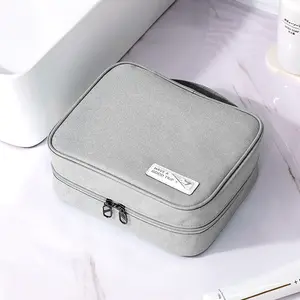 カスタムラージコスメティックバッグトラベルメイクアップケースオーガナイザーボックス