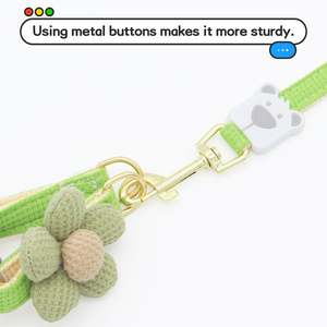 Arnés para Perro Pequeño al por Mayor de Fábrica con Correa, Set de 5 Colores Vibrantes, Lindo, Adecuado para Perras, Chaleco Arnés para Mascotas, Sin Parar - Product Image 2