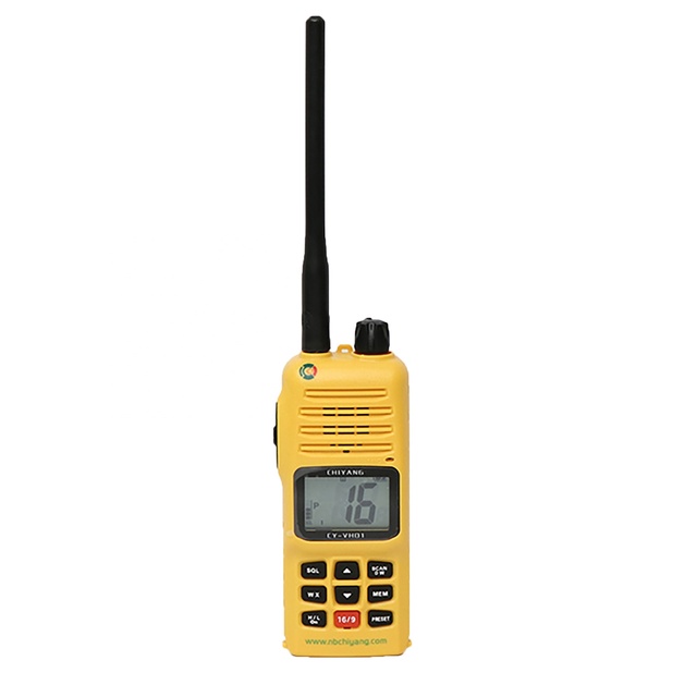 Manufacturer Marine GMDSS Survival Craft Portable Two Way VHF Radio Telephone Wireless CY-VH01 Radio Walkie Talkie