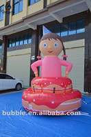 Nouveau Beau Design Hollande Gonflable Fille Poupée Gâteau Ballon pour la Fête D'anniversaire
