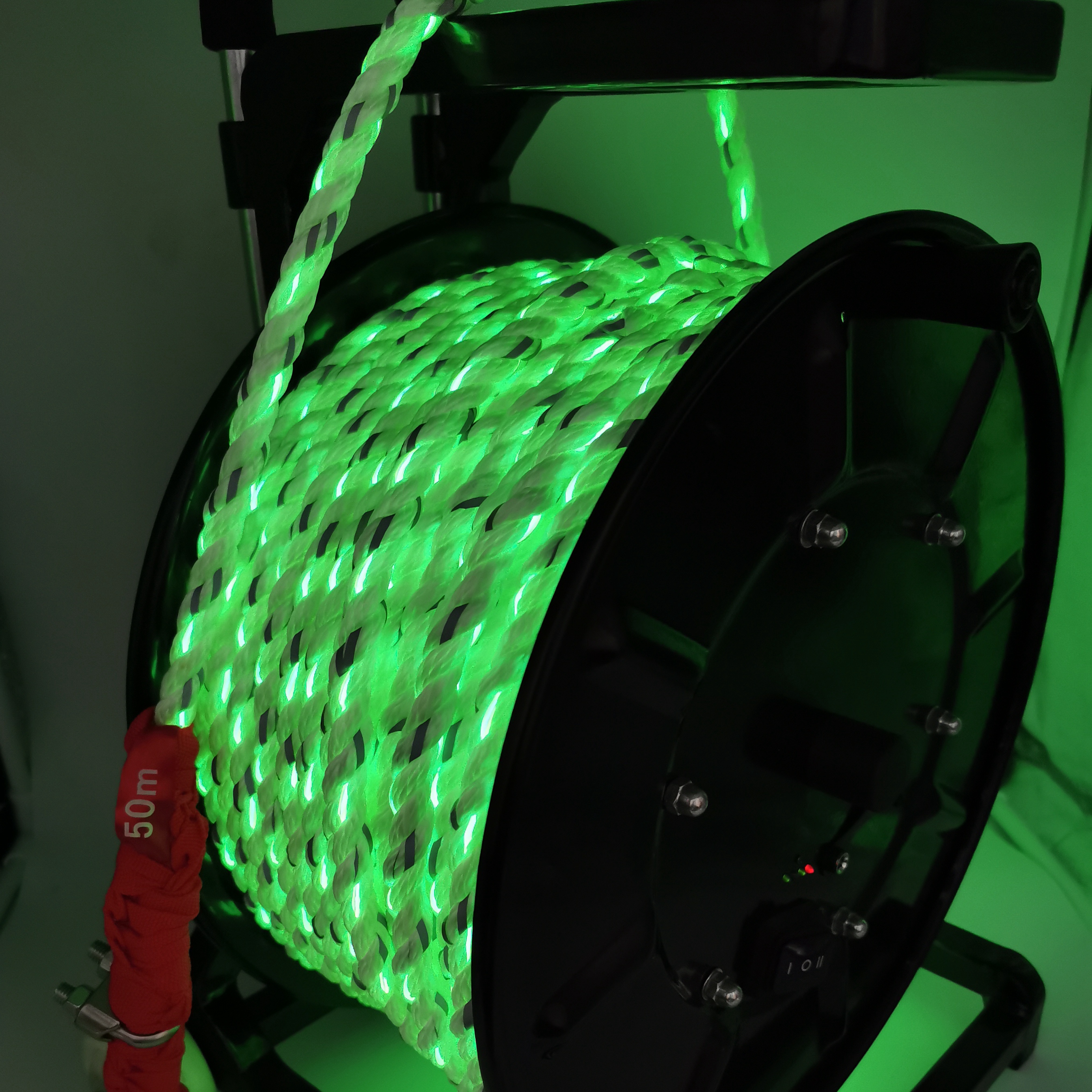 2021 LED EL Lighting Poly Marine Water Escape throwing Rescue Rope