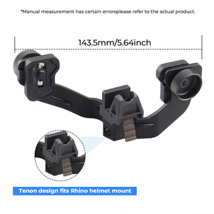 Adaptador de Montaje Táctico Doble para Casco, de Aleación, para Dispositivos de Visión Nocturna, Accesorio para Exteriores, Personalizado de Fábrica - Product Image 6