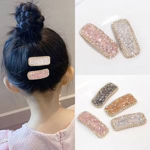 กิ๊บติดผมคริสตัลเกาหลีประดับเพชรหวานๆ สำหรับผู้หญิง ตกแต่งทรงผมสำหรับงานปาร์ตี้ - Product Image 1