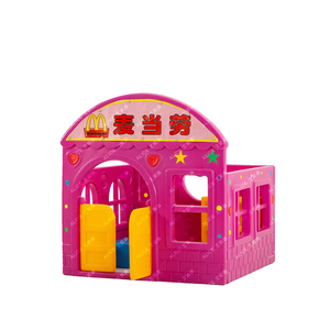 Combinaison de toboggan et de balançoire en plastique éducatif pour la maternelle, pour une utilisation en jardin et à la maison - Product Image 5