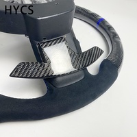 Accessoires d'intérieur de voiture Volant en fibre de carbone véritable pour Ford Mustang GT 2015 2016 2017 2018 2019 2020 2021 2022