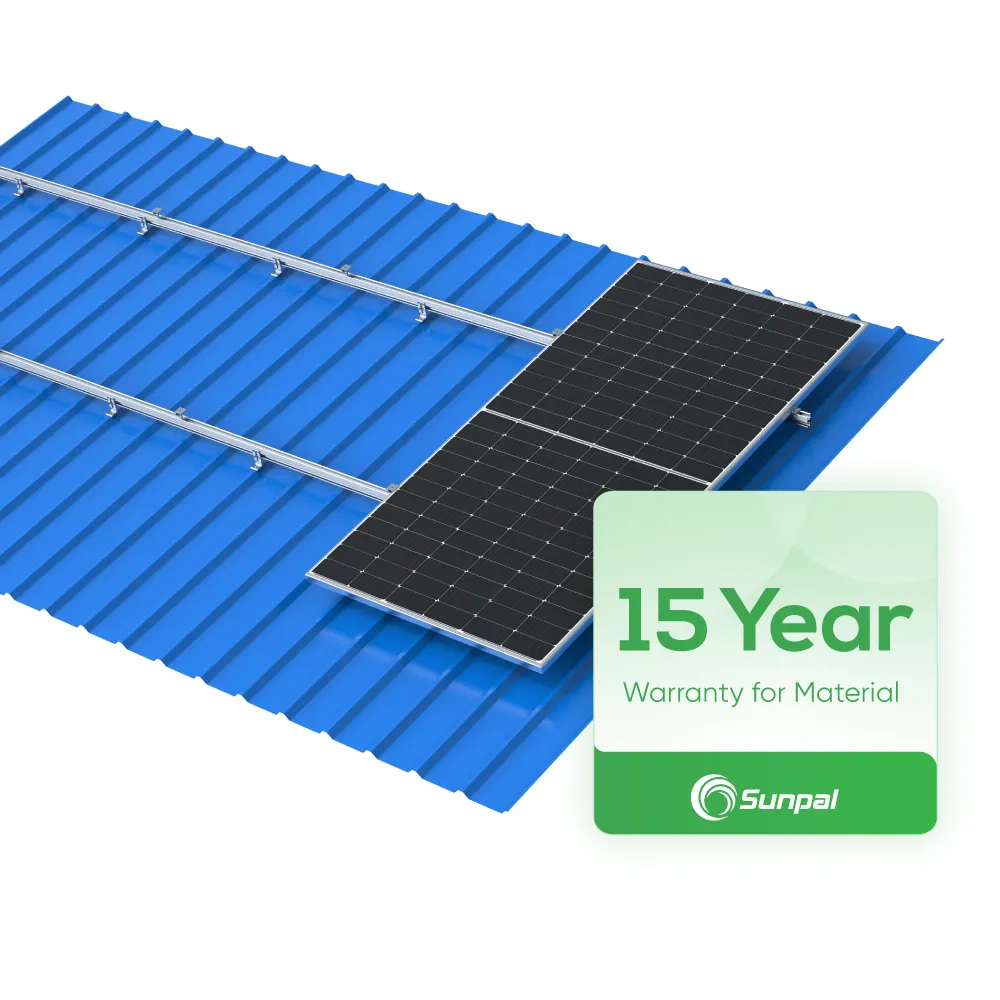 Montagem do telhado do metal dos painéis solares 415W 420W 550W 560W Sistema de montagem solar do telhado do metal do tamanho dos painéis solares