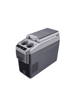 Réfrigérateur de voiture portable Coolride 15L avec accoudoir central, compresseur, grande capacité pour véhicules commerciaux, garantie 1 an