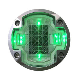 Luz solar LED para exteriores, impermeable, 10 LED, redonda <span class=keywords><strong>de</strong></span> 4 lados, para caminos, muelles, marcas, escalones, escaleras, jardines, suelos. - Product Image 6