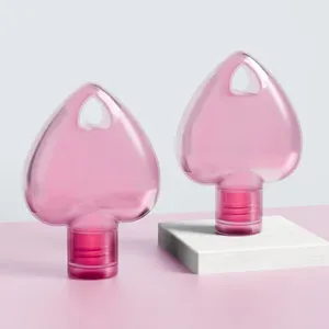 30 ml PETG einzigartig geformtes neues Design Flip-Cap-Flaschen transparente Kunststoff-Hand-Sanitizer-Lotionsverpackung