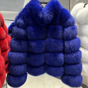 High Quality Natural <strong>Royal</strong> <strong>Blue</strong> Fox Fur Coat Real Fur Coats <strong>for</strong> <strong>Women</strong> 2025 Fashion Winter Bomber <strong>Jacket</strong> Fur - Product Image 1