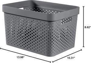 Paniers de rangement en plastique PP avec logo personnalisé écologique Vente en gros en usine pour usage domestique Échantillon disponible - Product Image 5