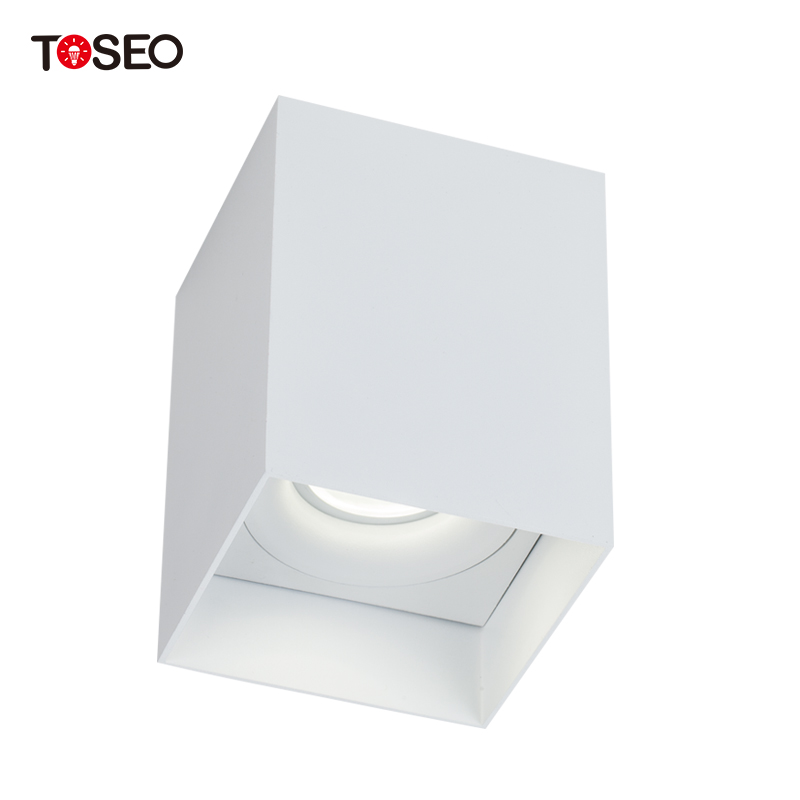 Gu10 Surface Mounted Led Spotlight Square Surface Downlight