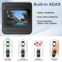 Caméra de tableau de bord WIFI mini 2,0 pouces OEM/ODM 4K+1K HD avec double objectif avant 4K et arrière, enregistreur de conduite pour voiture