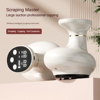 Appareil de massage électrique intelligent pour thérapie par ventouses, instrument de raclage à aspiration sous vide, outil Gua Sha, compresse chaude