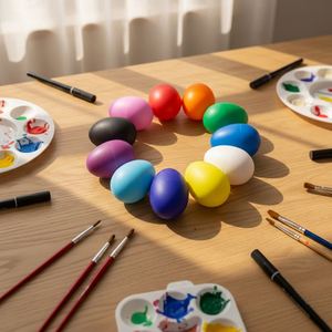 Maracas personnalisées - Jouets de percussion sur le thème de Pâques pour enfants, bricolage en plastique pour événements promotionnels et jeux musicaux - Product Image 5