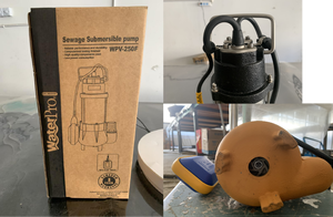 Bomba eléctrica portátil WATERPRO para extraer aguas residuales Pompa Acqua Elettrica Tritata <span class=keywords><strong>Pozzo</strong></span> Nero - Product Image 2