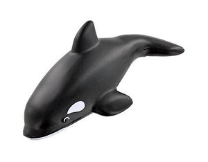 Conçu sur mesure épaulard porte-clés PU anti-mousse balle anti-stress balle relaxante jouet à presser pour le stress cadeau d'affaires promotionnel - Product Image 2