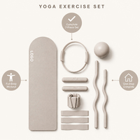 Fournisseur d'accessoires d'entraînement de fitness haut de gamme, OEM ODM, ensemble complet d'entraînement Pilates personnalisé pour les institutions