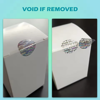 Label Hologram Anti-Palsu dengan Nomor Seri Laser untuk Garansi, Stiker Hologram 3D untuk Garansi Kamera Ponsel