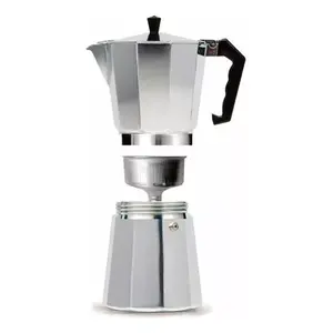 Machine à expresso pour cuisinière 500 ml Percolateur à café en aluminium avec couvercle Passe au lave-vaisselle Design européen classique Pour tous les utilisateurs ELEGATE - Product Image 1