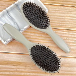 แปรง<span class=keywords><strong>ผม</strong></span><span class=keywords><strong>ทรง</strong></span>วงรี ขนแปรงผสมขนหมู<span class=keywords><strong>ป</strong></span>่าและไนลอน แปรง<span class=keywords><strong>ป</strong></span>้องกันไฟฟ้าสถิตย์ สำหรับจัดแต่งทรง<span class=keywords><strong>ผม</strong></span>ให้เรียบลื่นและนวดหนังศีรษะ - Product Image 2