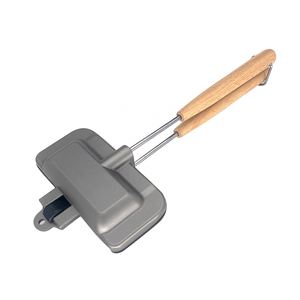 Machine à sandwichs personnalisable avec logo, poêle à frire double face, gril à retourner pour le petit-déjeuner, crêpes, hot-dogs, grille-pain - Product Image 1