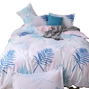 Literie en coton brossé, vente en gros, 130gsm, 3 pièces, Textile de maison, livraison gratuite