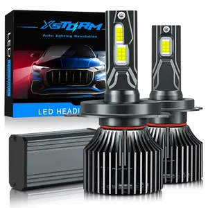 汽车照明系统Xstorm发光二极管H1 H7 H8 H11发光二极管灯汽车H4 9005 9006 HB3 HB4 9004 9007汽车前照灯灯泡