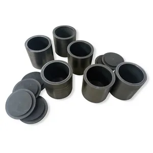 Phạt lớp Graphite crucible với nắp cho nóng chảy vàng bạc