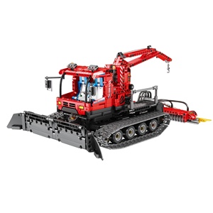 Reobrix 22019 Camión Quitanieves <span class=keywords><strong>a</strong></span> Control Remoto, Modelo de Rompecabezas de Plástico DIY, Juguetes de <span class=keywords><strong>Ladrillos</strong></span> Eléctricos, Regalo para Niños, Sets de Bloques de Construcción - Product Image 1