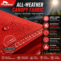 Tonnelle pliante commerciale FEAMONT, imperméable, type pop-up, pour stand de marché, salon professionnel, événement, fournisseur OEM