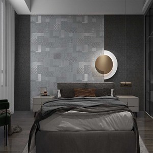 Rouleau de papier peint de luxe de couleur unie ou uni en <span class=keywords><strong>soie</strong></span> non tissée moderne et simple avec une qualité haut de gamme - Product Image 2