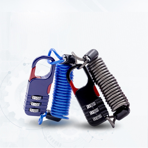 Serrure polyvalente à câble métallique haute sécurité 3 chiffres combinaison vélo moto casque <span class=keywords><strong>pliant</strong></span> serrure de vélo - Product Image 1