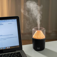 Diffuseur d'huiles essentielles YINHI Volcano, humidificateur à brume froide, humidistat pour voiture, maison, extérieur, hôtel