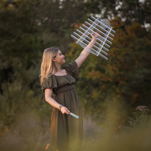 Harpe chantante en cristal de quartz à bas prix SUCCESS avec cristal de fleur, tonalité haute C, thérapie musicale, étui de transport et maillet gratuit - Product Image 2