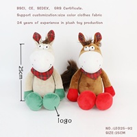 Jouet en peluche personnalisé super doux cheval en peluche jouet en peluche cheval assis écologique pour les enfants peut faire des sacs de bonbons pour les enfants