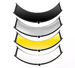Disco plegable para estudio de fotografía, accesorios de fotografía, Reflector curvo de 43,3 pulgadas - Product Image 2
